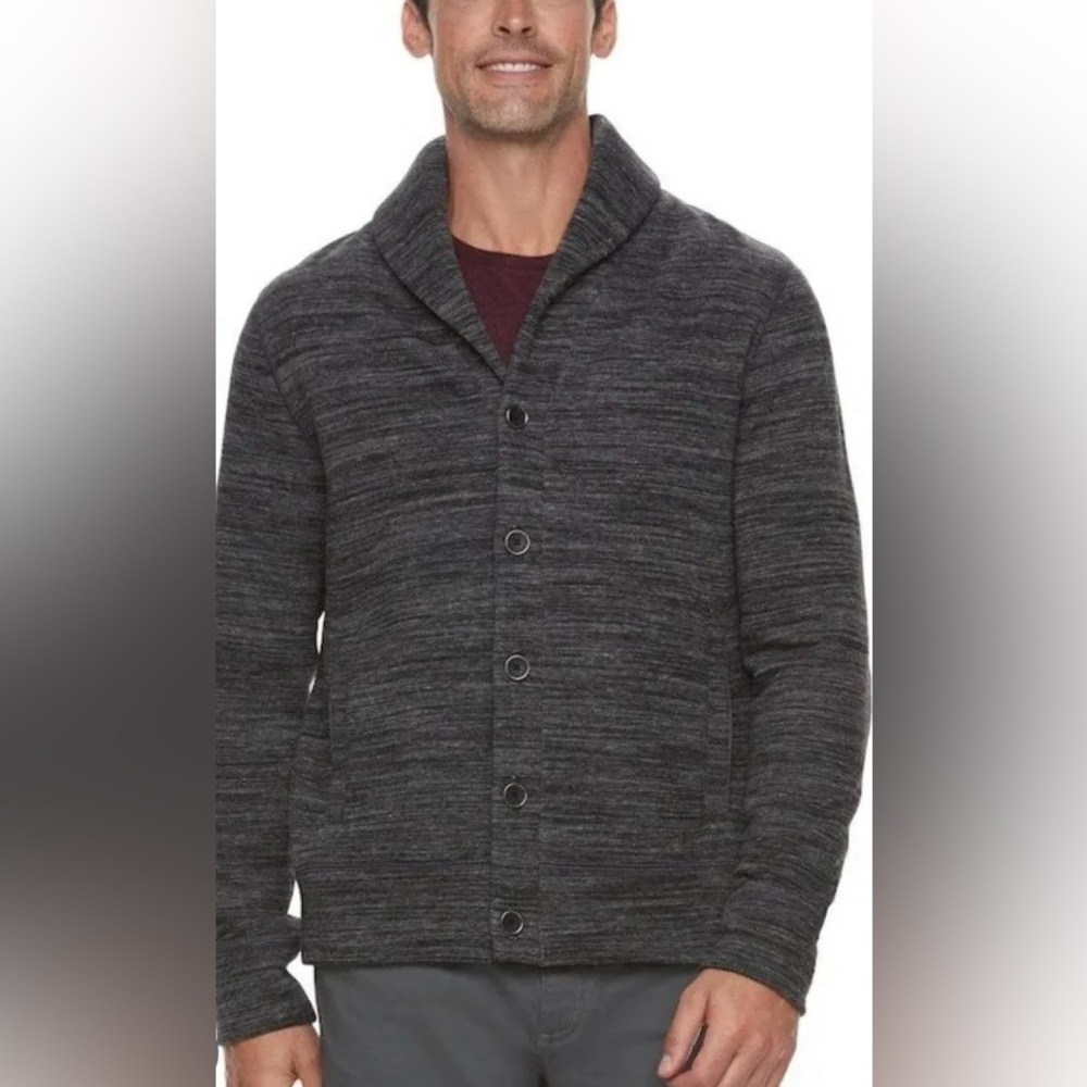 Marc Anthony Button Up Sweatshirt Cardigan Style NWOT